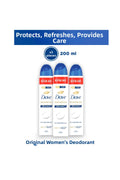 Dove Original Deodorant spray femei cu cremă hidratantă 200ml x3