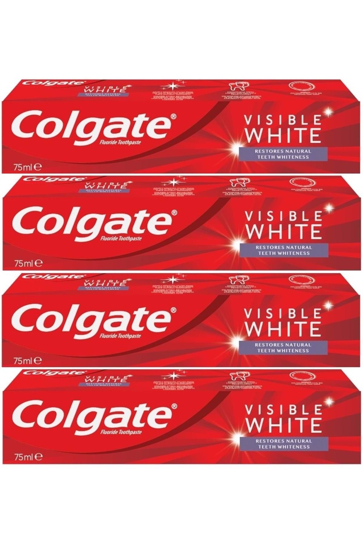 Pasta de dinți 75ML Albire vizibilă (Set de 4)