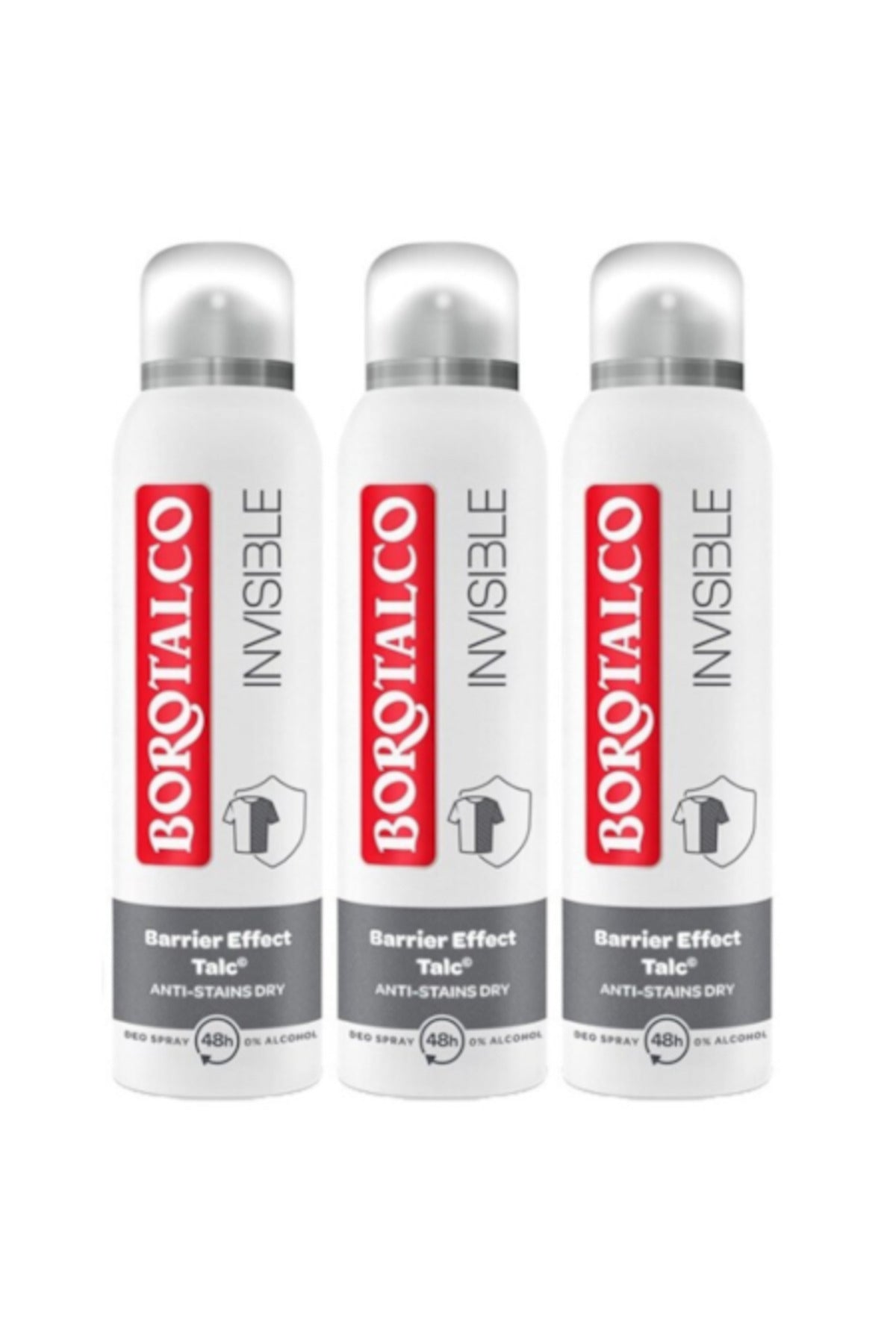Set 3 spray-uri antiperspirant invizibil 150ml