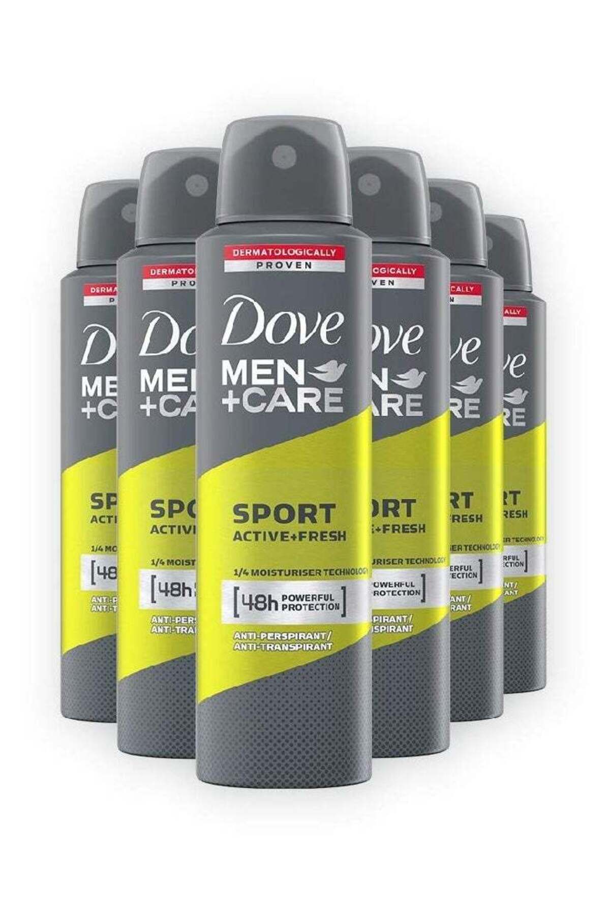 Deodorant spray Men Plus Care Sports Fresh Clear, 150 ml, pachet de 6