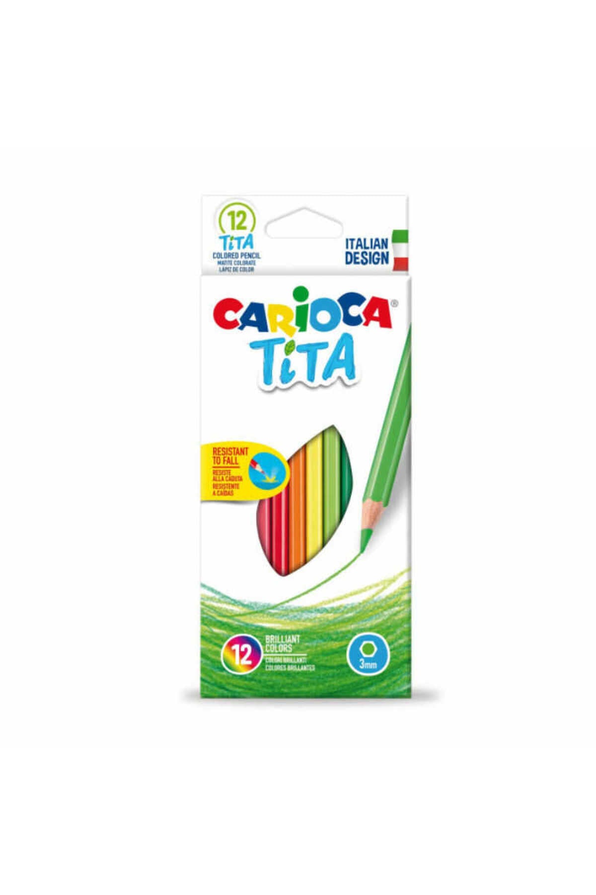 Creioane cerate Carioca Tita 12 culori