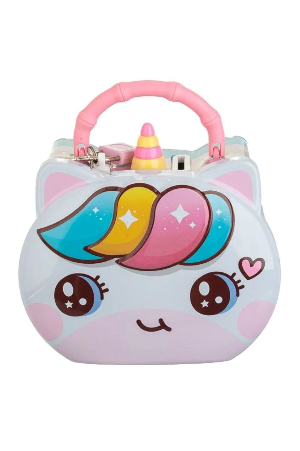 Pusculita Metalica Unicorn cu Lacat 14x8x13cm