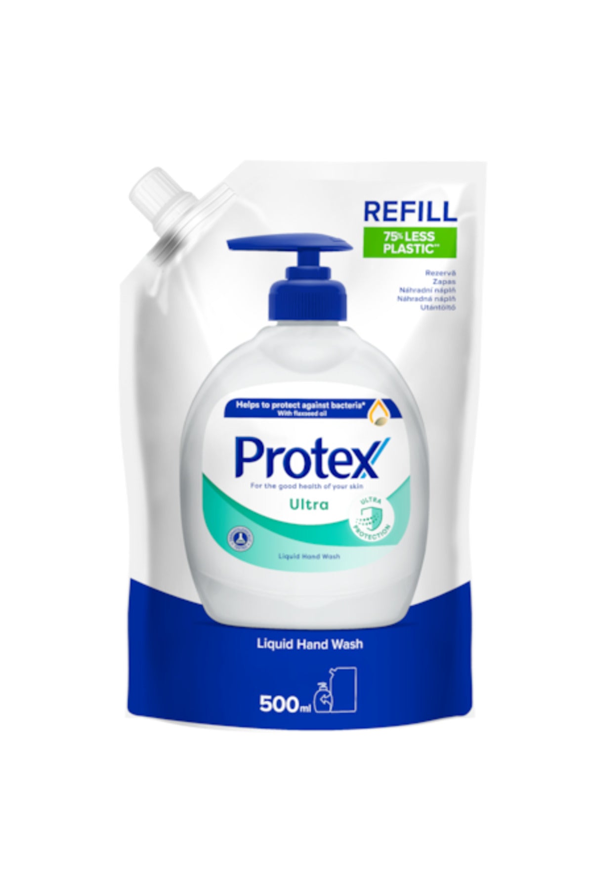 Rezervă săpun lichid Protex Ultra ingredient natural antibacterian 500ml