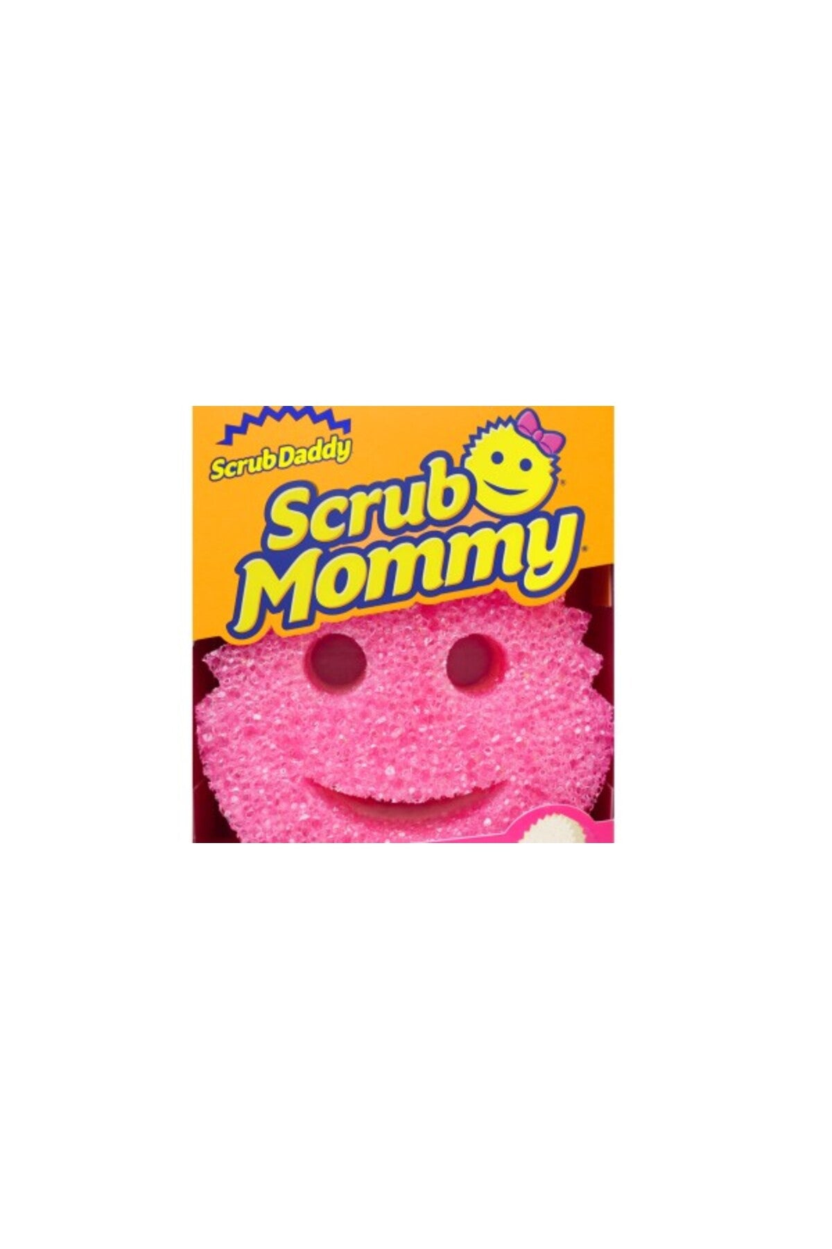 Burete de curățat vase Mommy roz cu două fețe