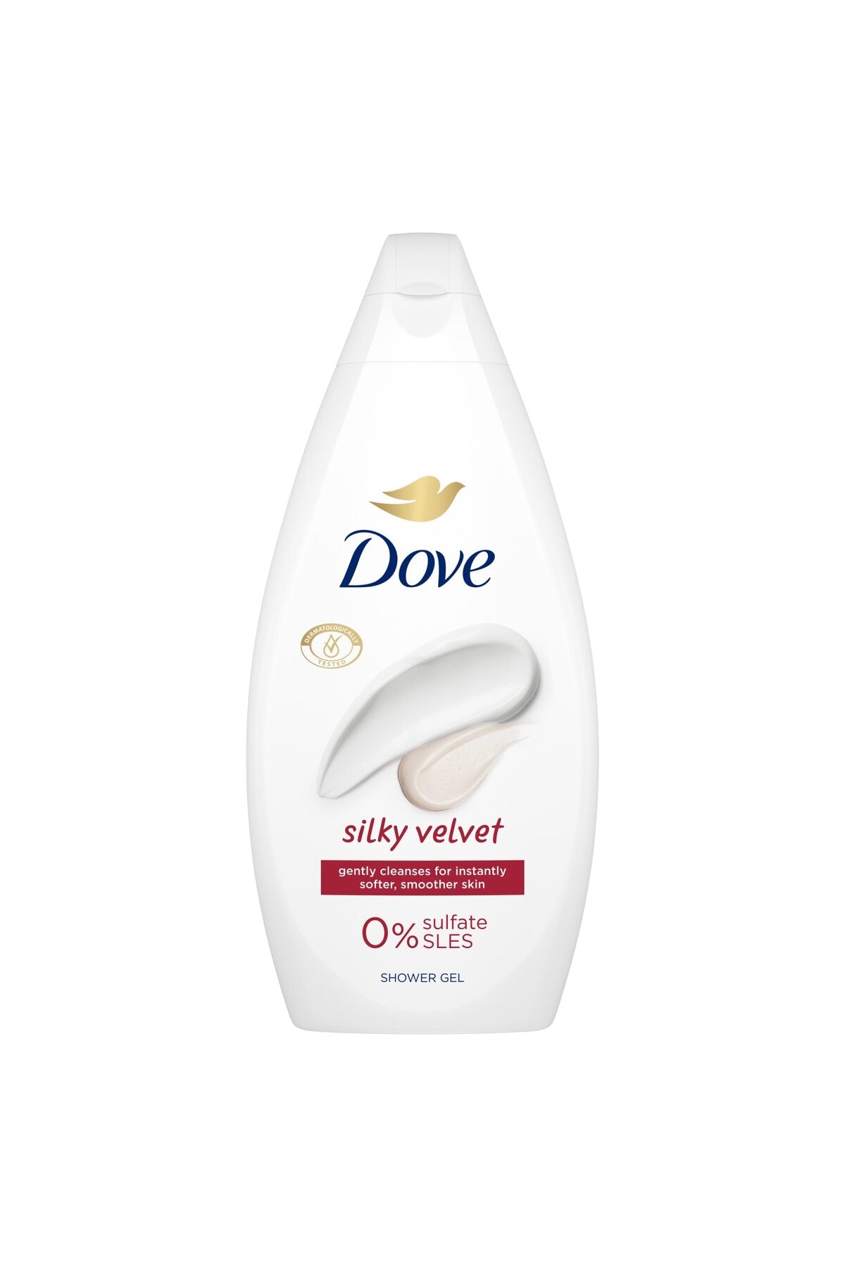 Gel de duș Dove Essential Care Silky Velvet 450ml fără sulfați