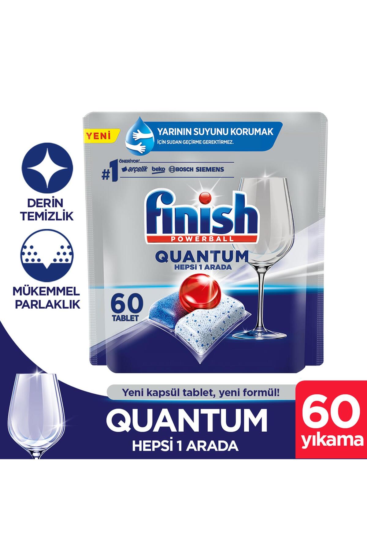 Tablete Detergent Mașina de Spălat Vase Quantum All in One 60 bucăți