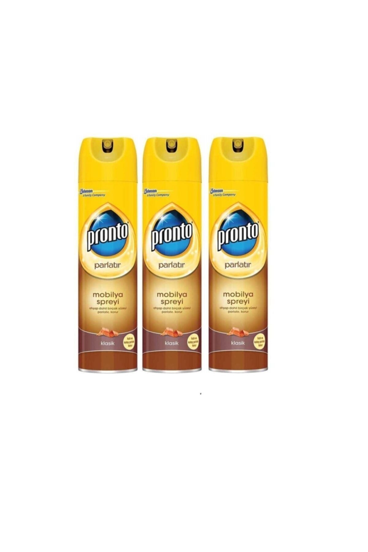 Spray de curățare pentru lemn Classic 300 ml - Set 3 bucăți