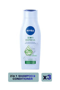 Șampon expres 2 în 1 și balsam, 250 ml x 3 bucăți