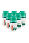 Set 6 bucăți Deodorant roll-on Original cu talc 0% alcool