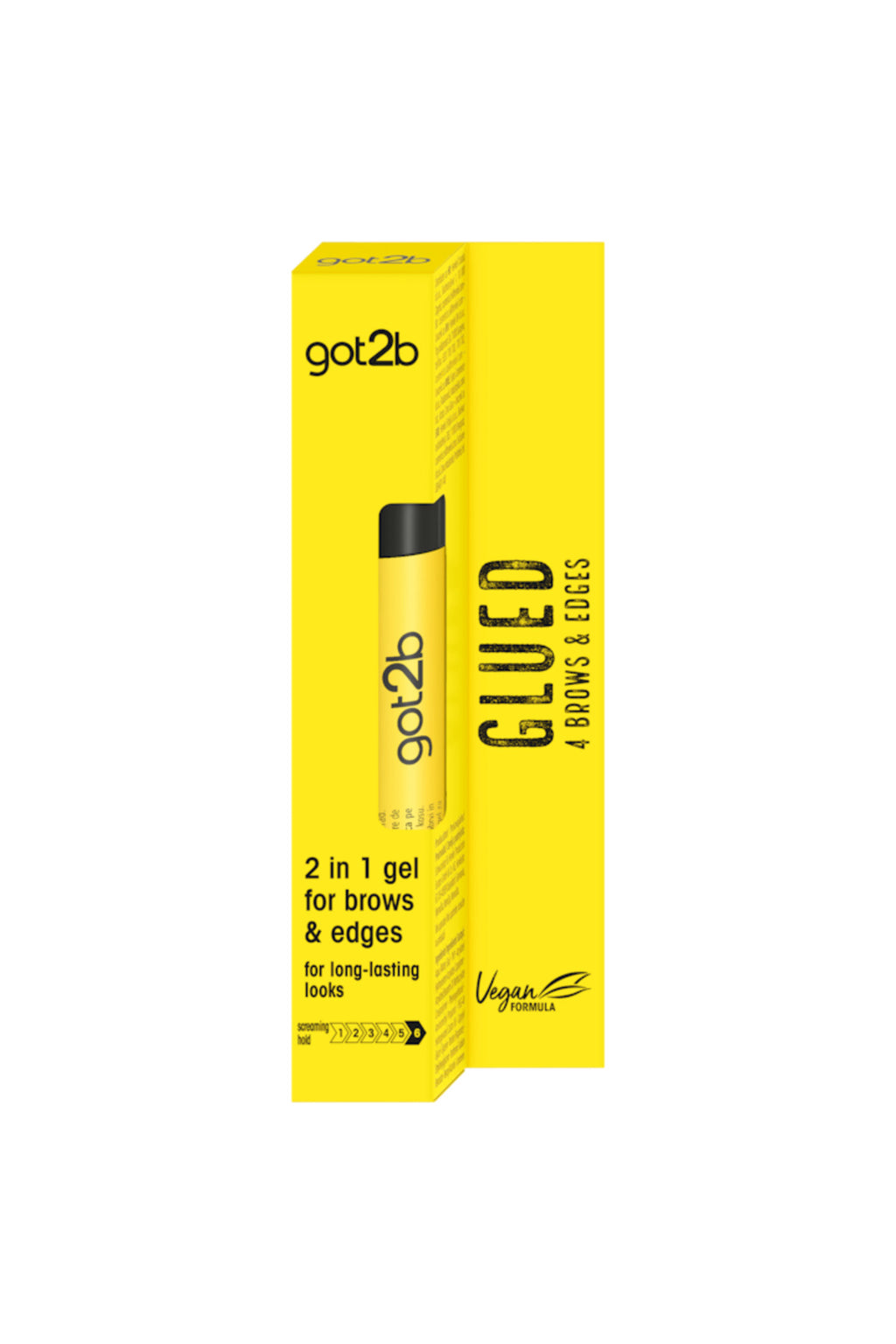 Gel got2b Glued 2 in 1 pentru fixarea sprancenelor si a firelor rebele de par, formula vegana, 16 ml