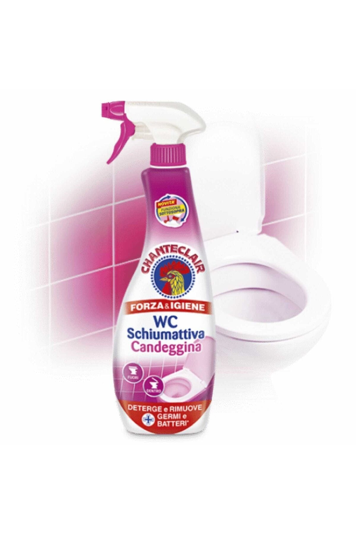 Spuma Activa cu Clor Pentru WC Chanteclair 625 ml
