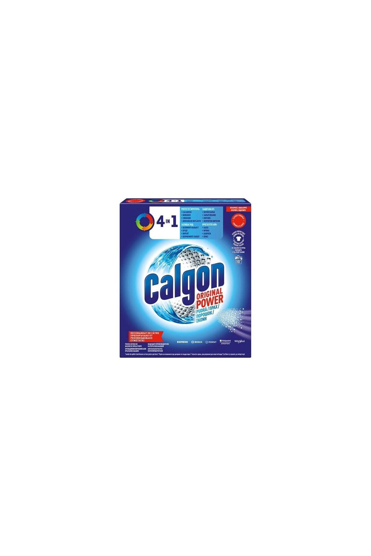 Pudra anticalcar pentru masina de spalat 4in1, 500 g, 10 spalari