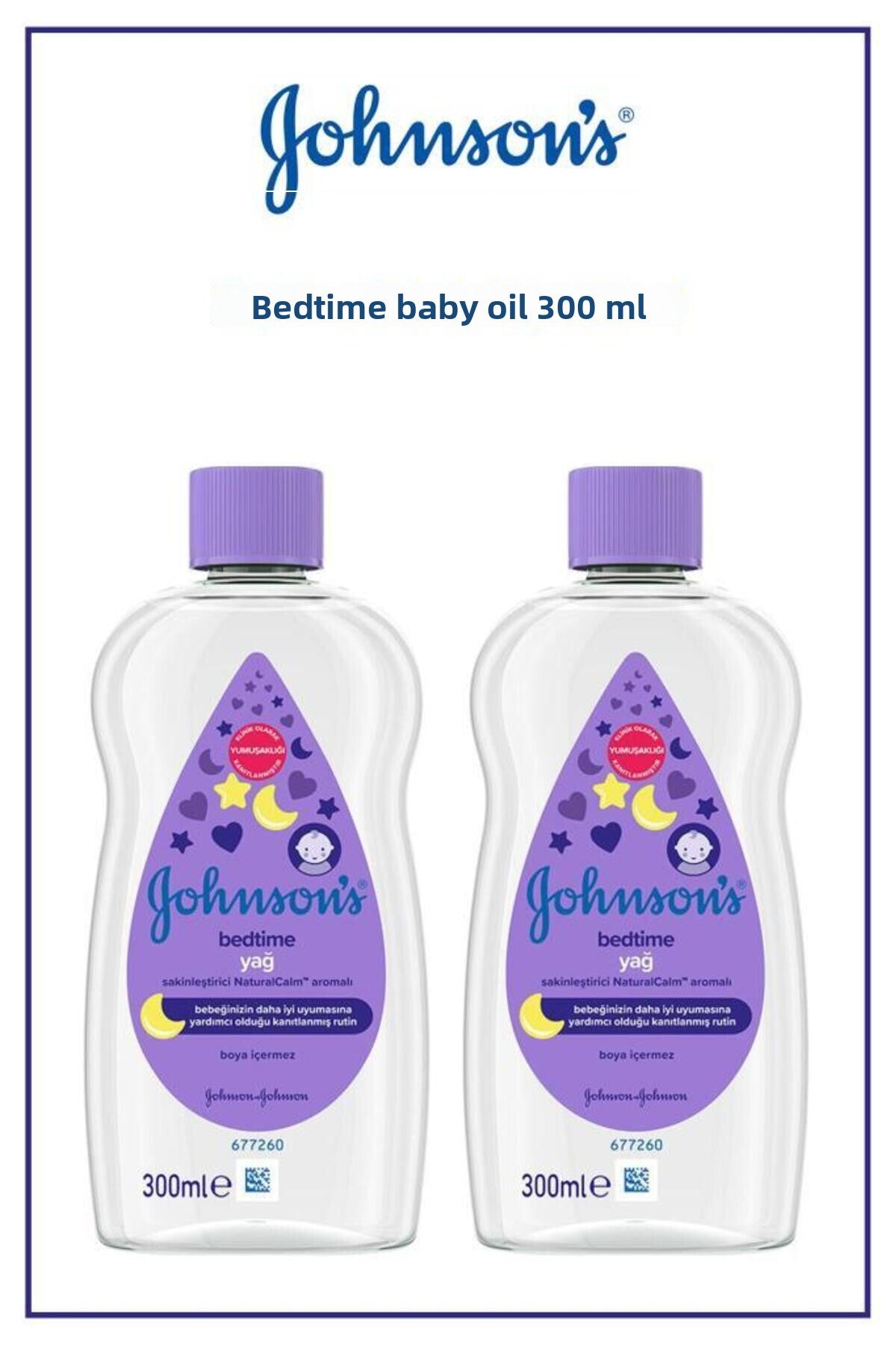 Ulei pentru copii Bed Time Purple 300ml X2