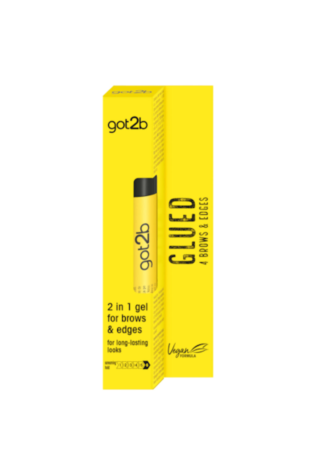 Gel got2b Glued 2 in 1 pentru fixarea sprancenelor si a firelor rebele de par, formula vegana, 16 ml