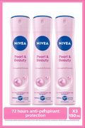 Deodorant spray femei Pearl&Beauty antiperspirant 48h 150ml - Set 3