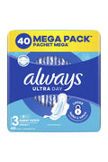 Absorbante igienice Always Ultra Zi si Noapte Set 40 bucati