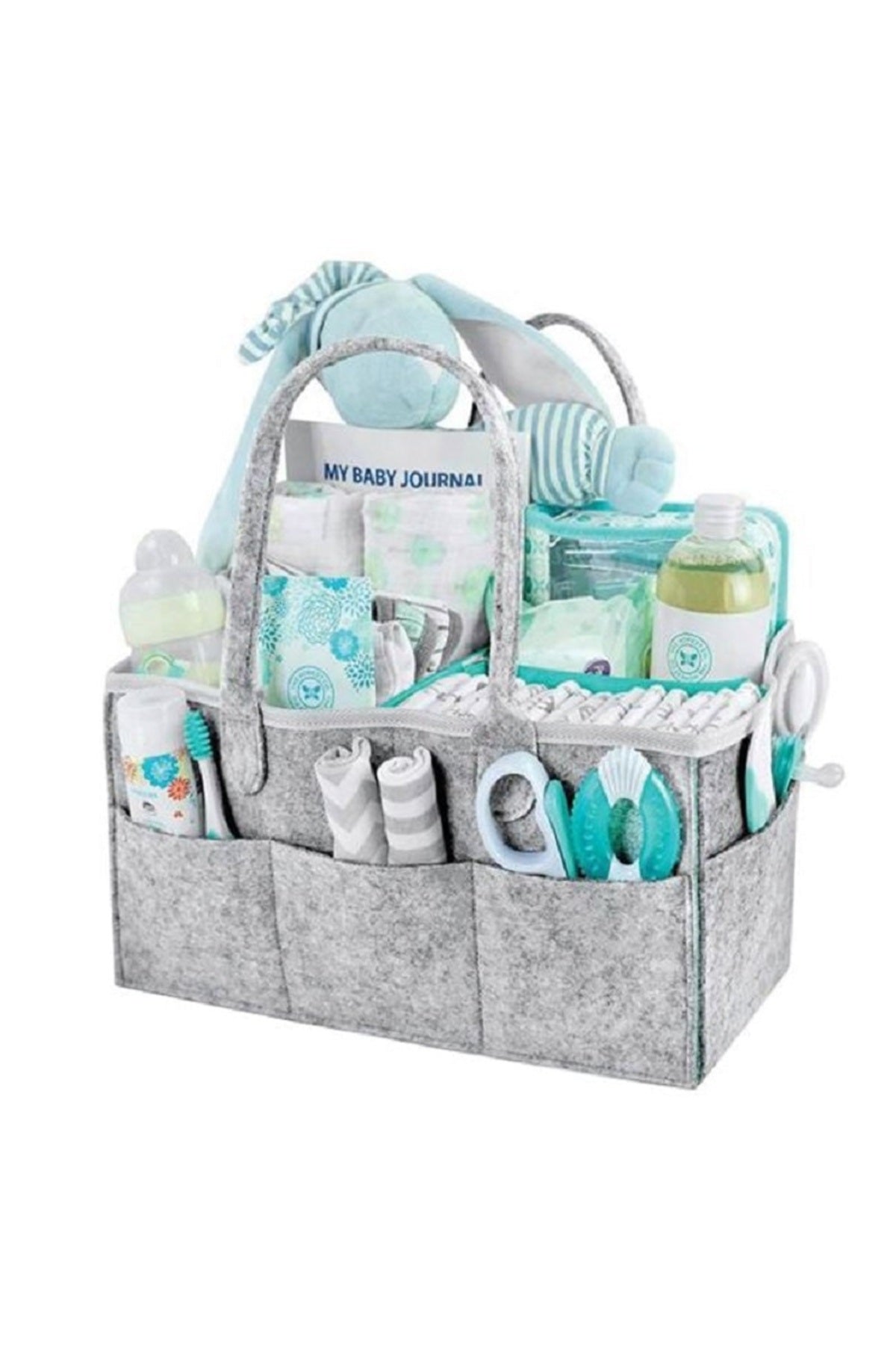 Geanta organizatoare pentru bebe, dimensiune 33x23x18 cm, compartimentata