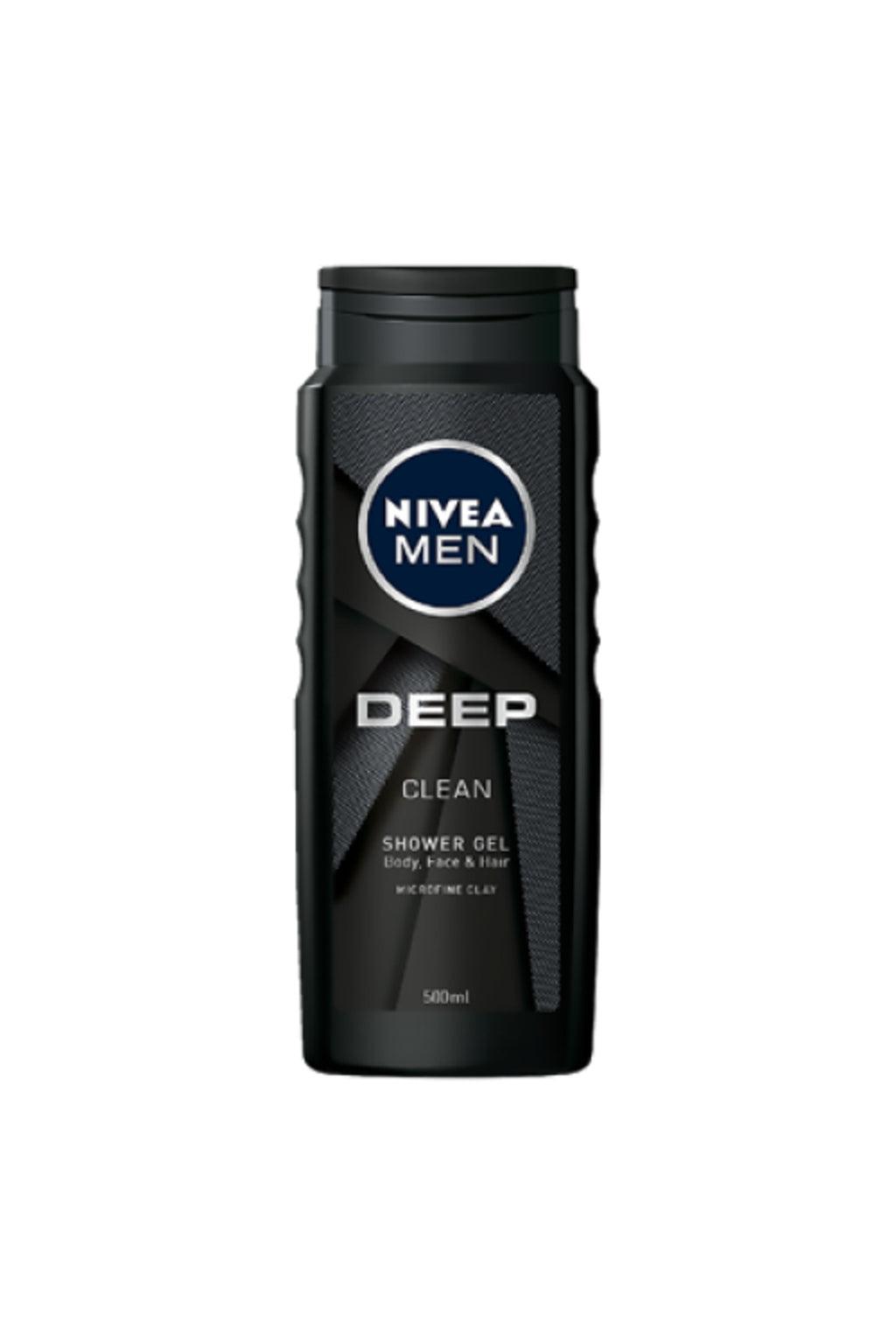Set Gel de Dus Men Deep Black, cu Argila Microfina, 2 Bucati x 500 ml