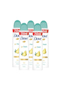 Deodorant spray pentru femei Dove Go Fresh Pear & Aloe ,5 x 250 ml