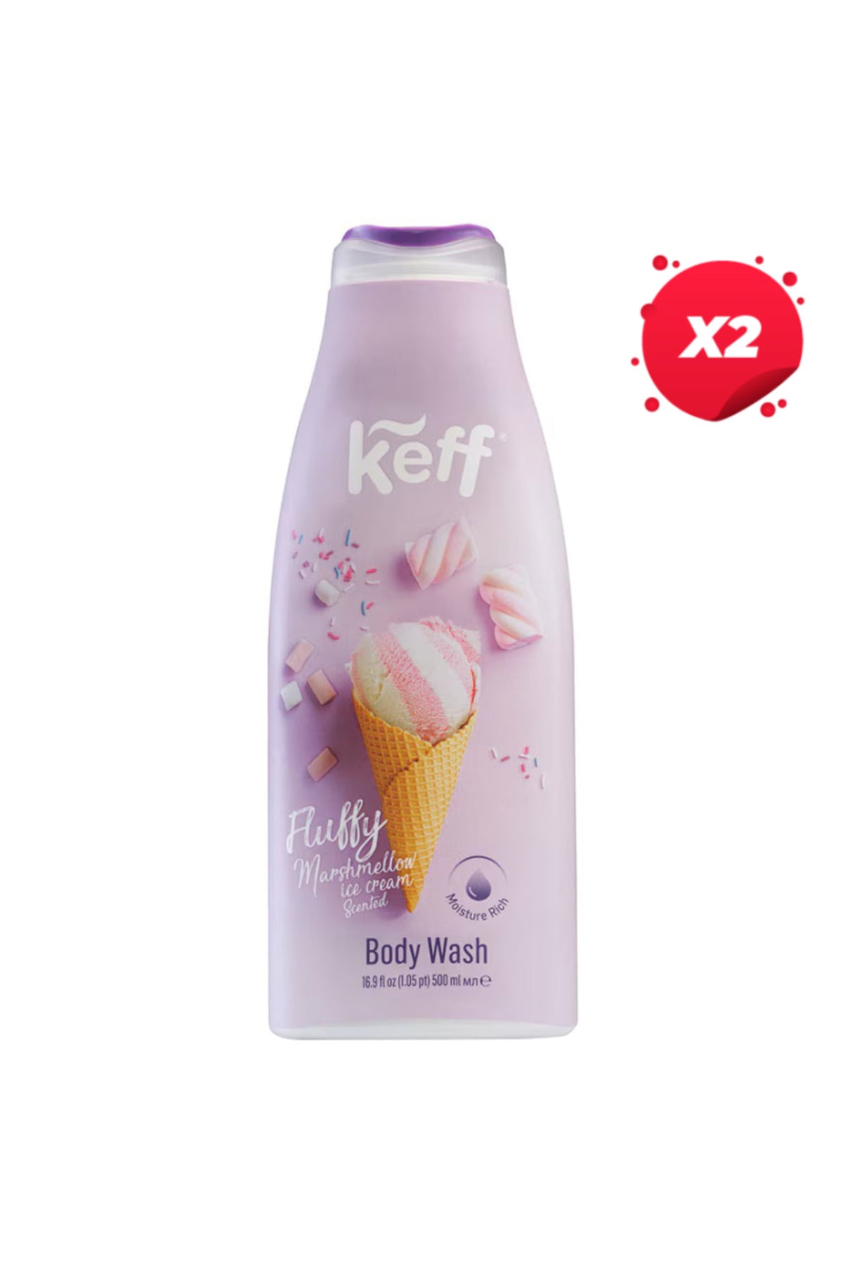 Set 2 Gel duș 500ml Înghețată Pufoasă cu Bezea