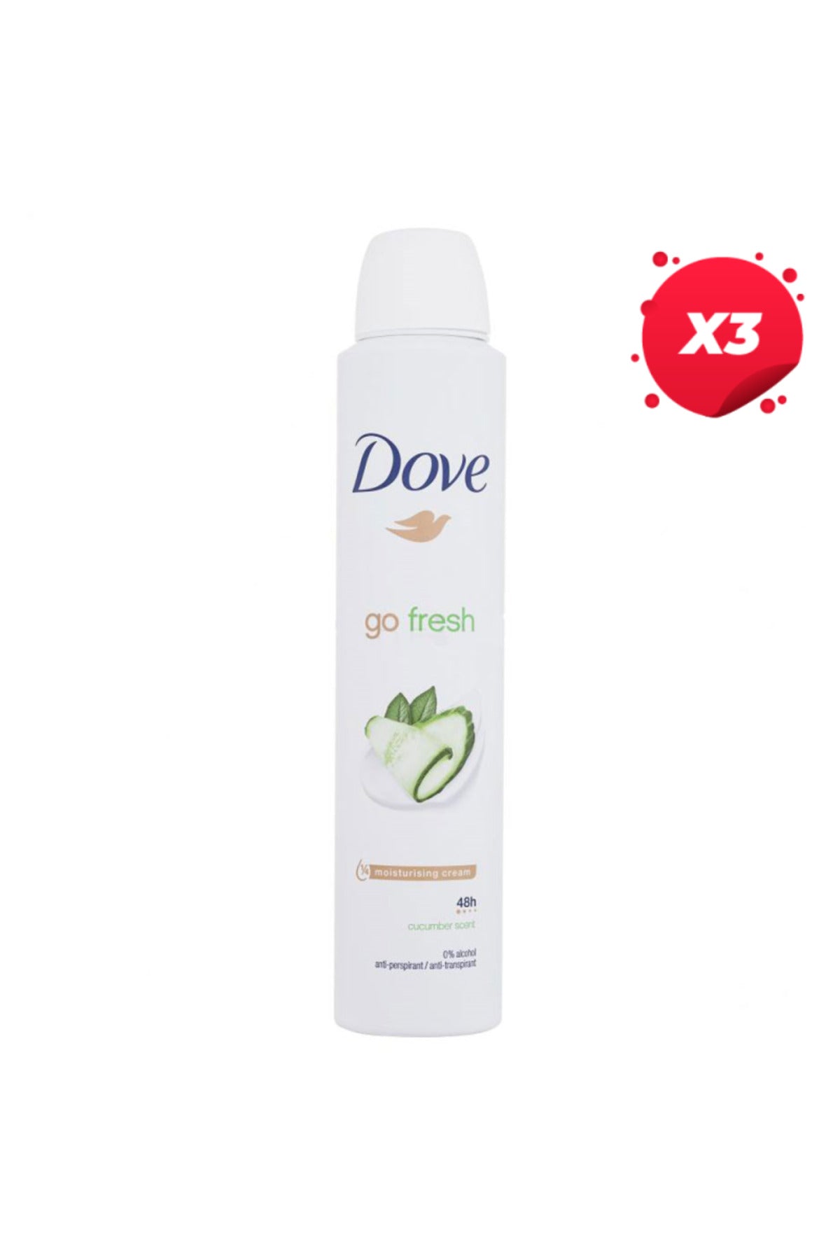 SET 3 BUCATI Antiperspirant femei castravete deodorant 200 ml