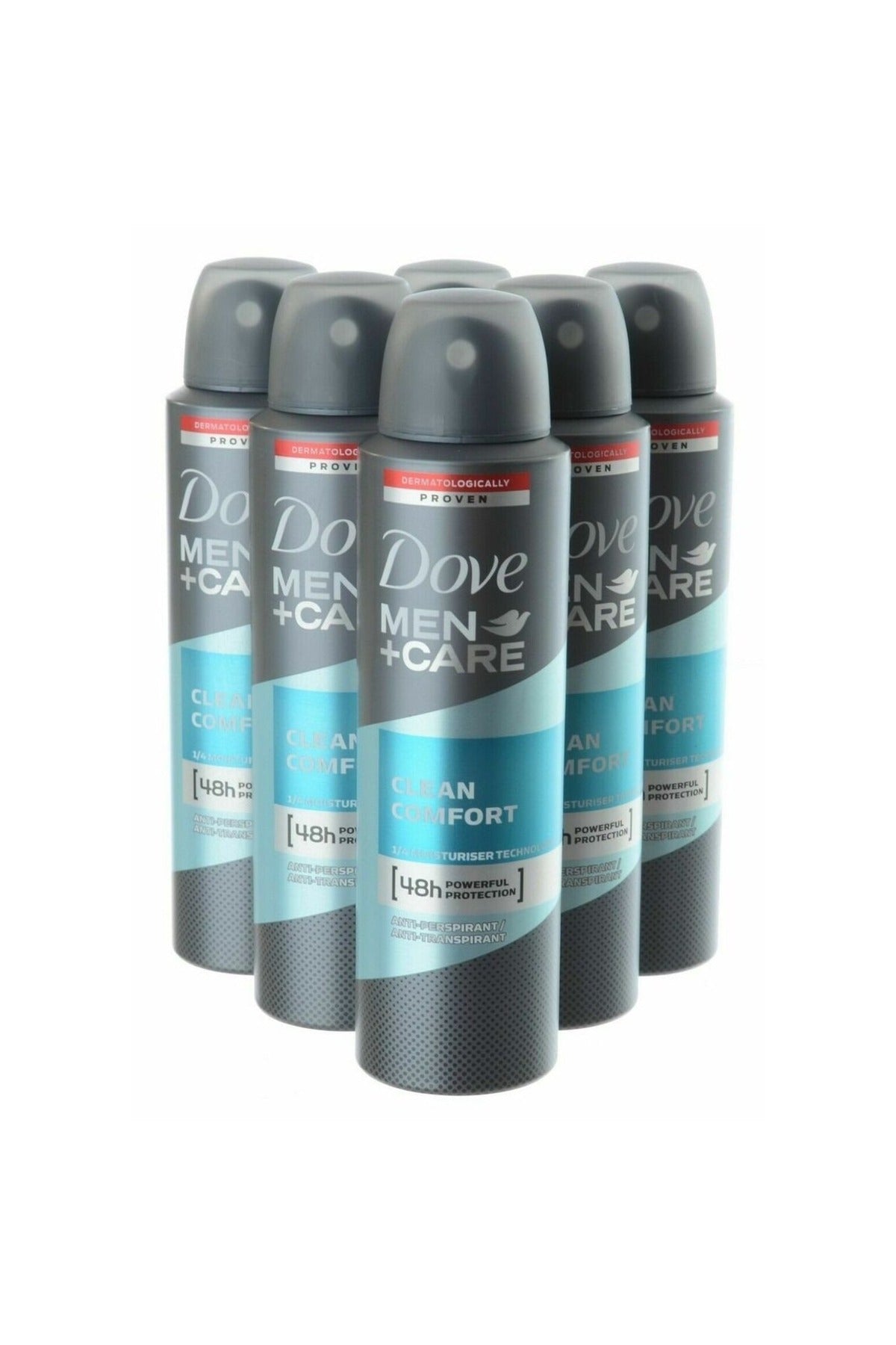 Set 6 x Deodorant Spray Men+Care Clean Comfort 200 ml