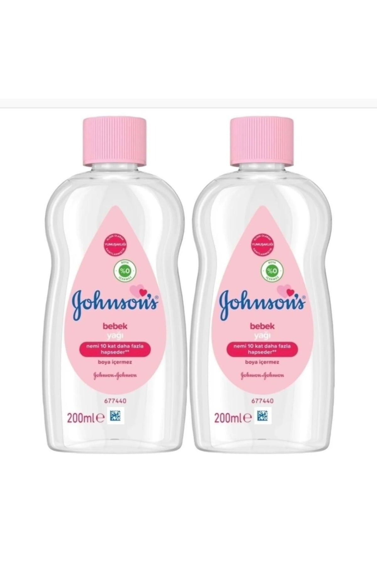 Johnson's Baby Ulei pentru bebeluși - Pachet 2 bucăți