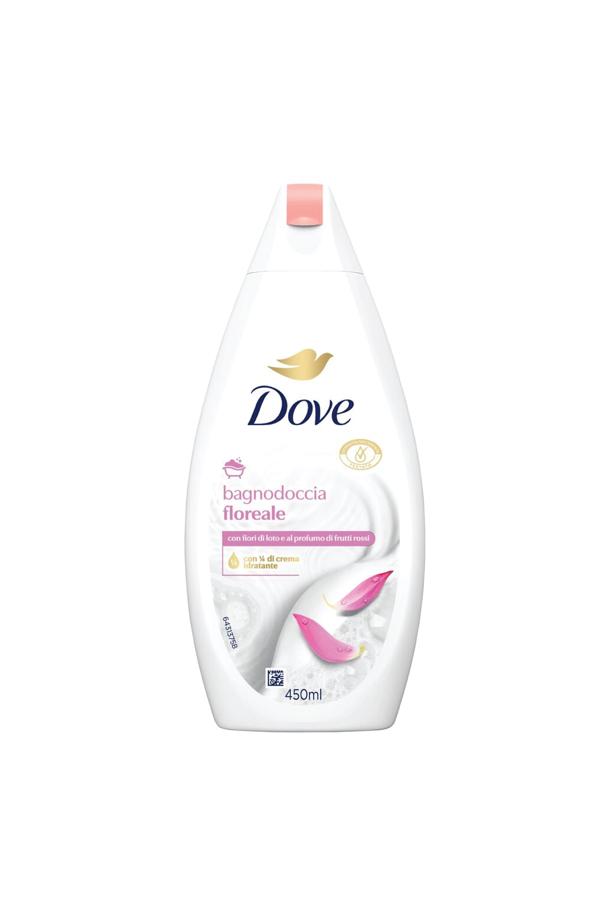 Gel de duș Dove Floral flori de lotus și fructe roșii 450ml