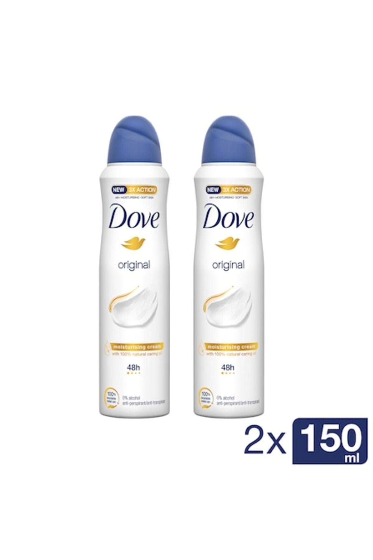 Pachet x2 Deodorant Spray Dove Original , 150 ml