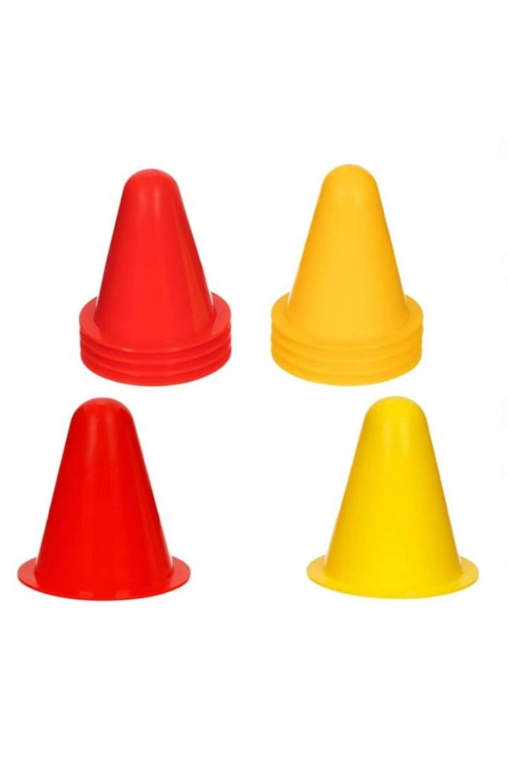 Set 10 Conuri De Antrenament Rosu Galben Plastic Antrenament Sport