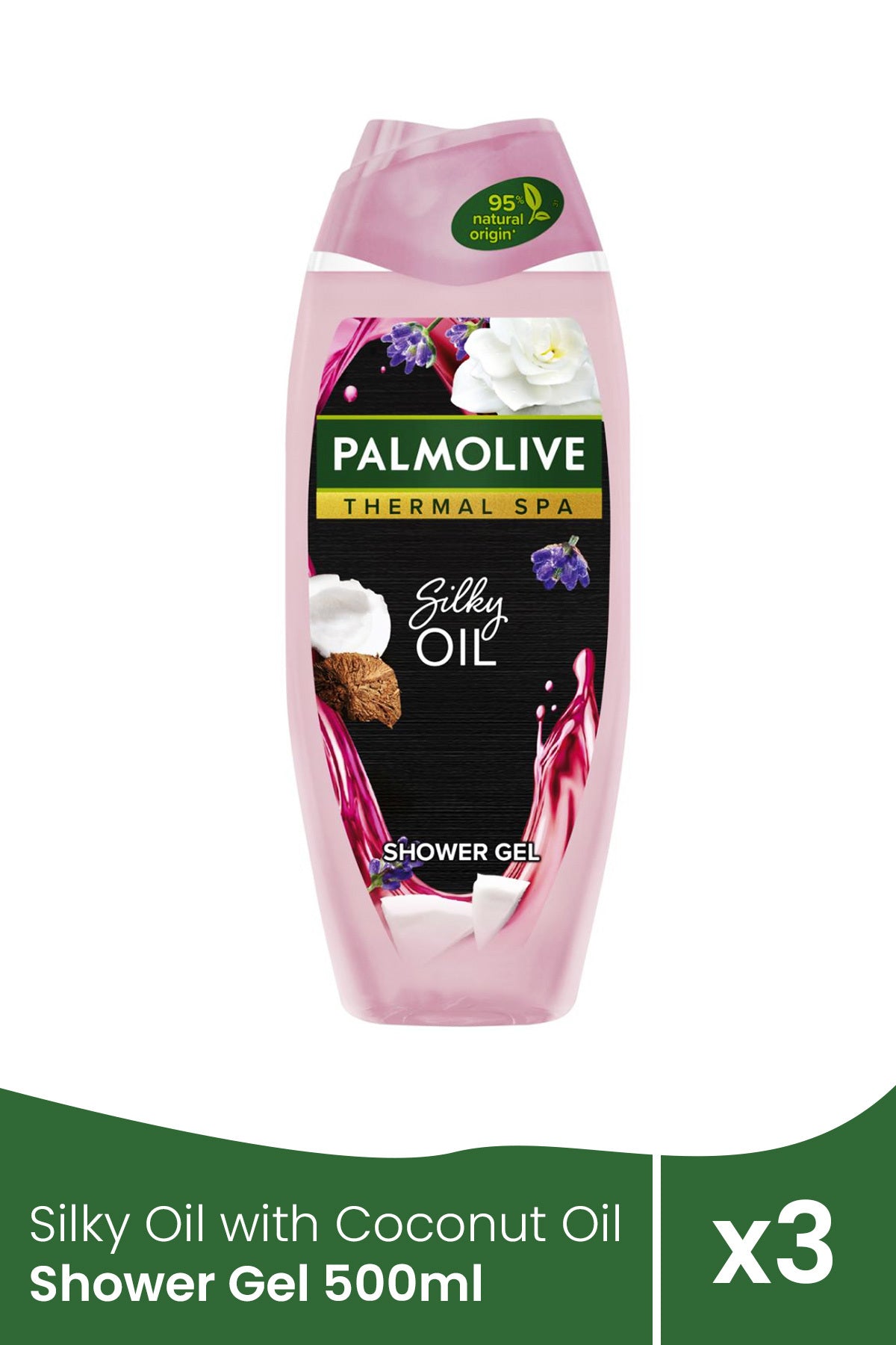 Gel de duș Spa Silky Oil 500ml x 3 buc