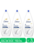 Hidratante, gel de dus, 3 buc x 750 ml