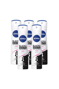 Antiperspirant spray femei Nivea Black White Invisible 48h 5 x 150 ml
