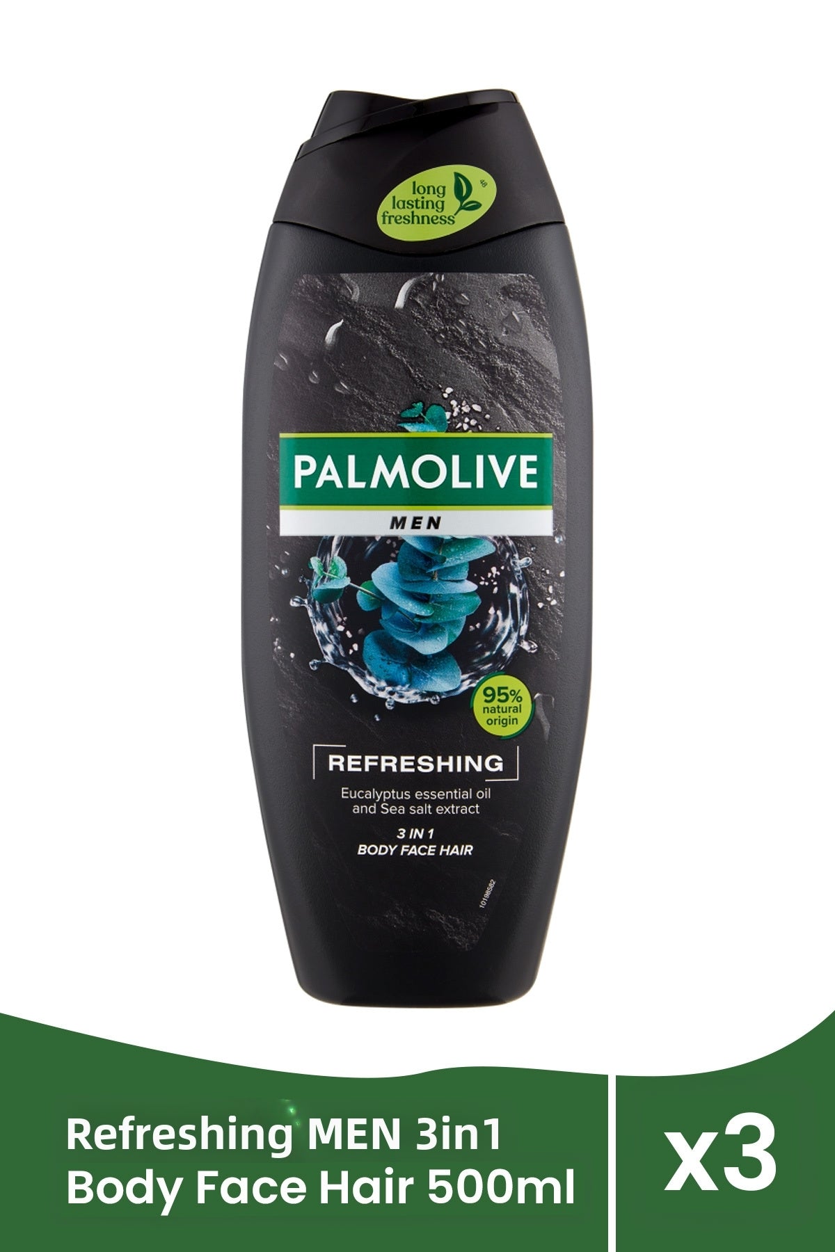 Gel de duș MEN 3in1 Refreshing 500ml x 3 buc