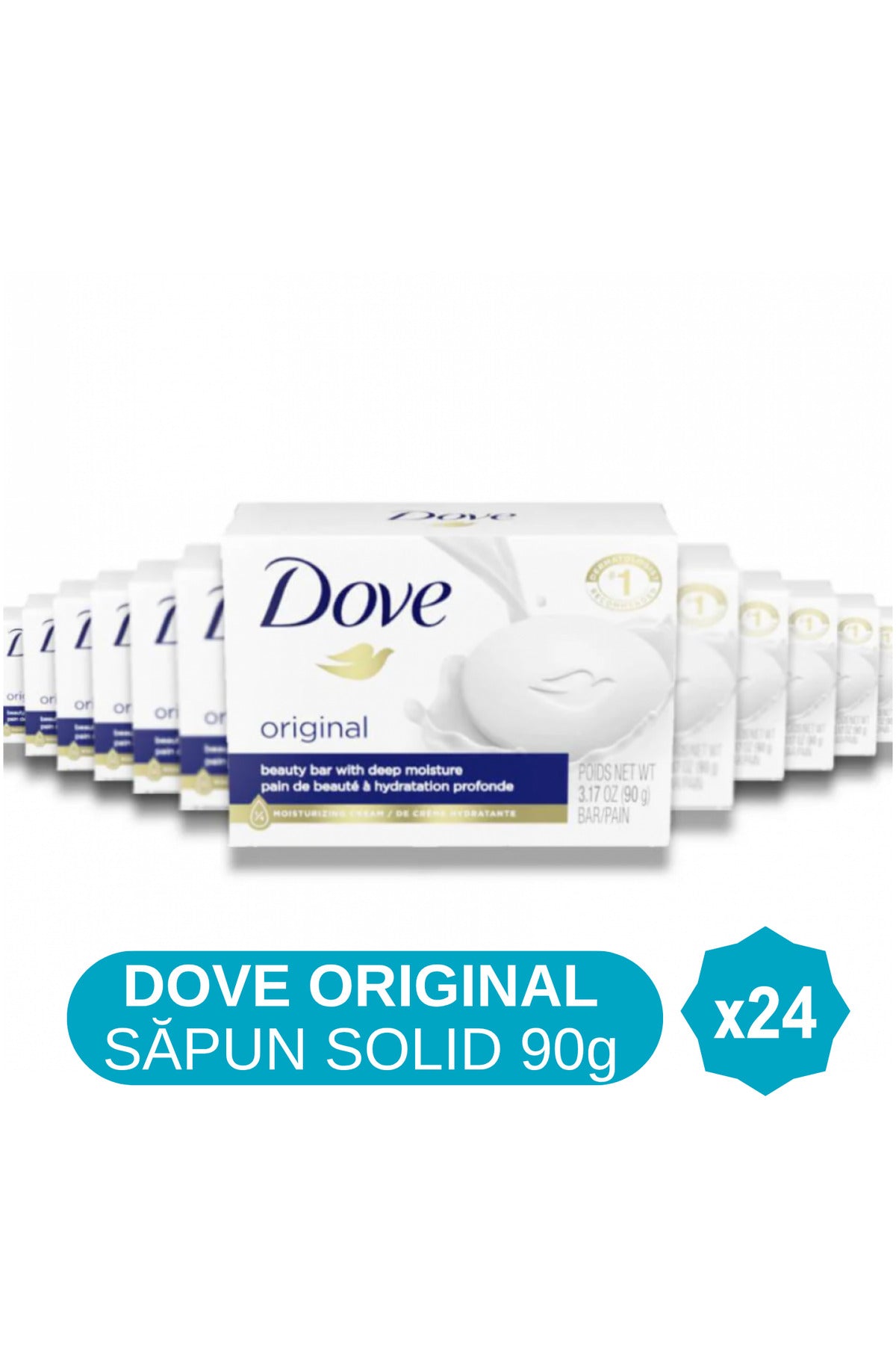 Set 24 buc Săpun solid Dove Original cremă hidratantă 90g