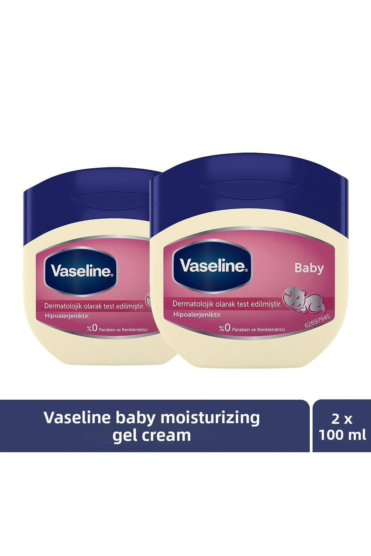 Gel Hidratant pentru Bebeluși 100ml Set 2 Bucăți