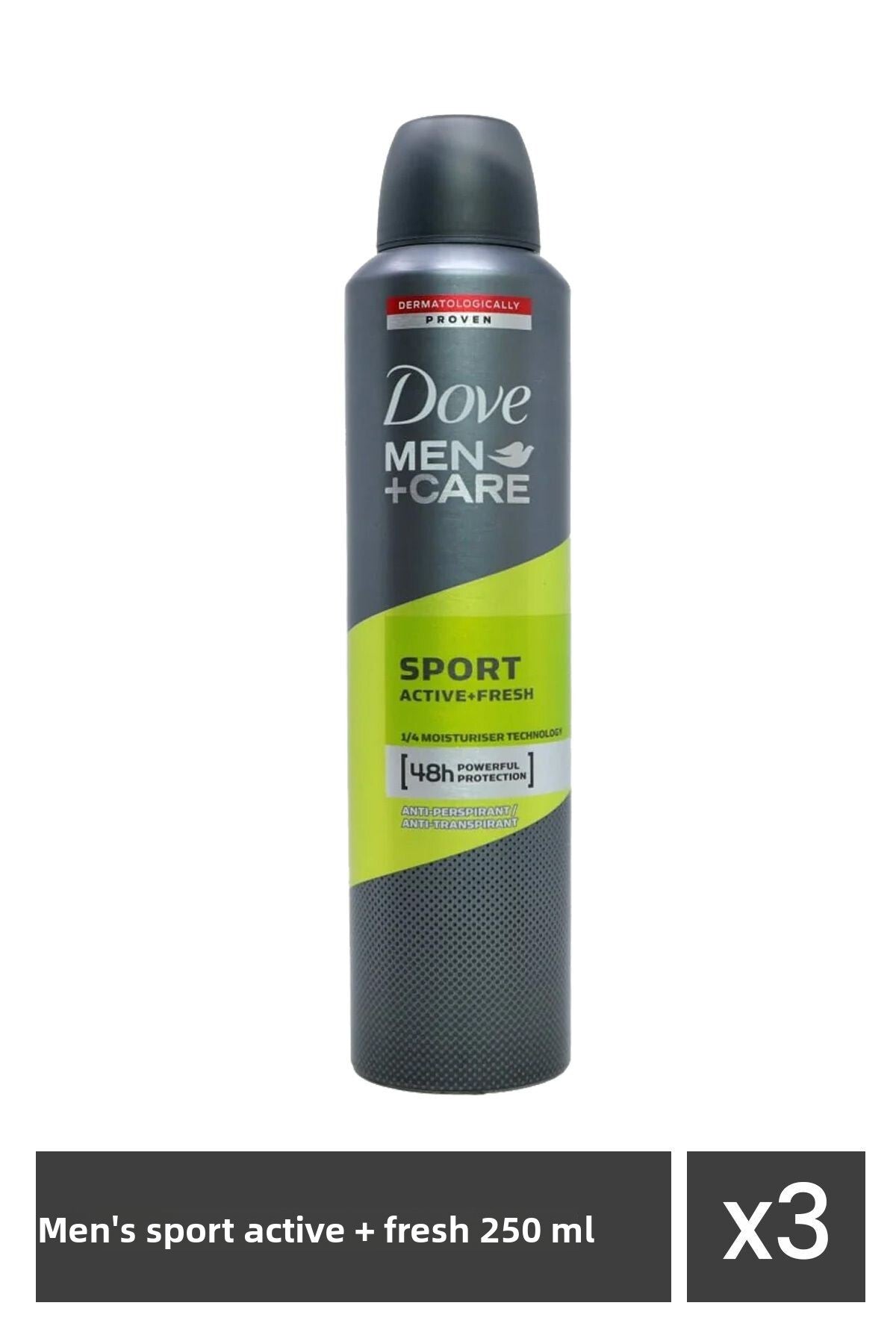 DOVE DEO 250ML Men Care Sport Active Fresh x 3 bucăți