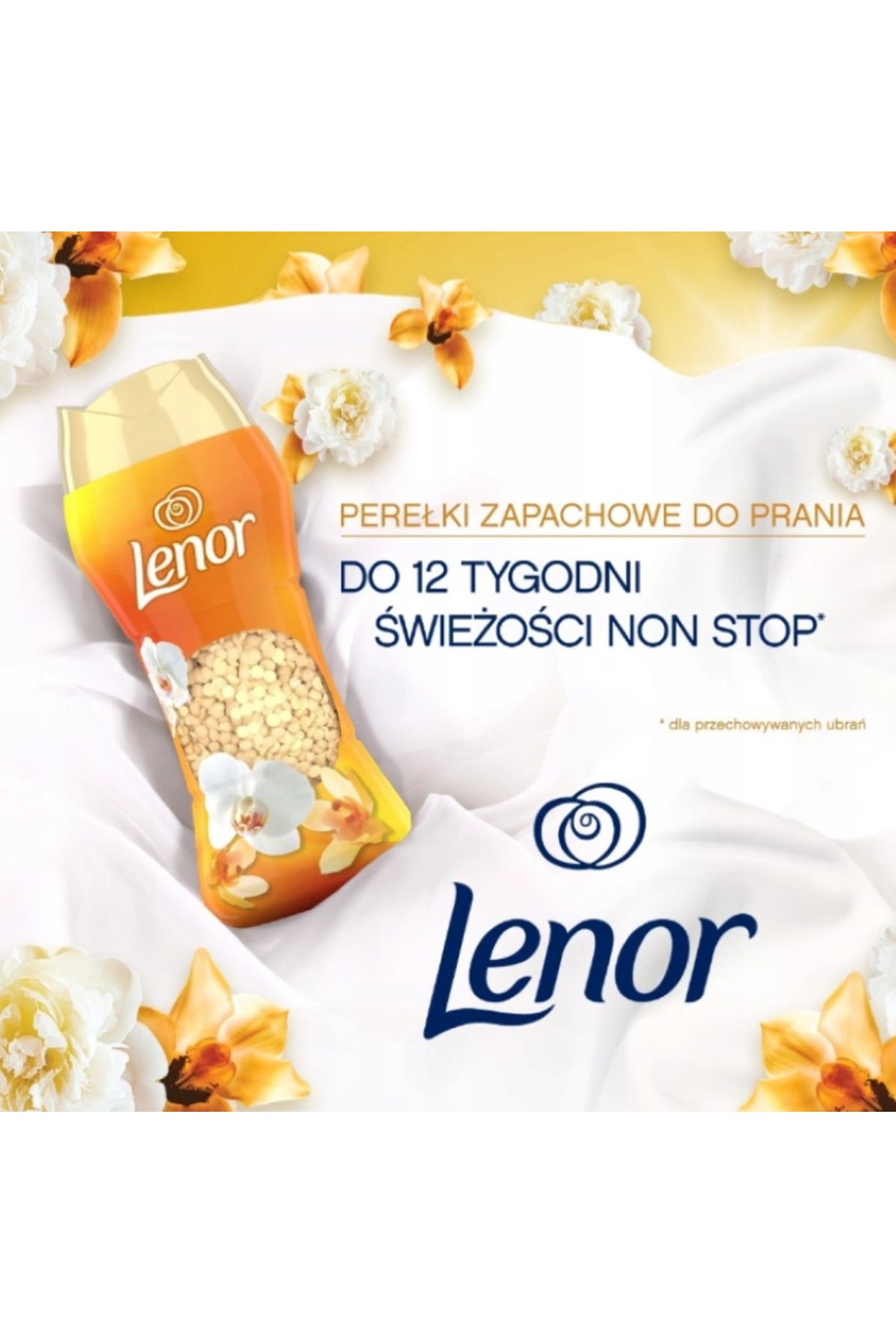 Perle parfumate pentru rufe Lenor Gold Orchid si Vanilla 270 gr