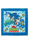 Prosop de bumbac Sonic Blue pentru copii 30x30cm