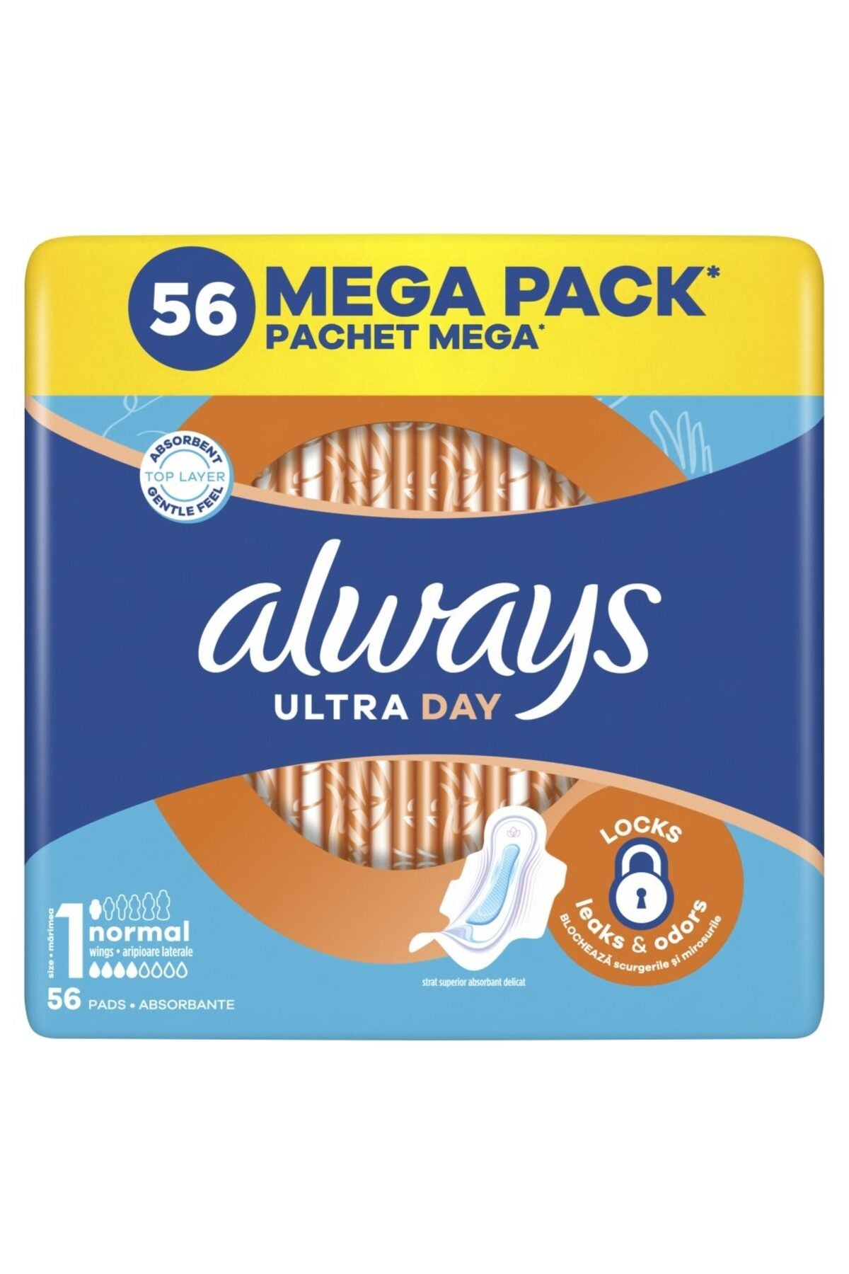 Absorbante zilnice Always Ultra Pachet de 56 de bucati