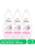 Petal Soft gel de dus hidratant 3 buc x 720 ml