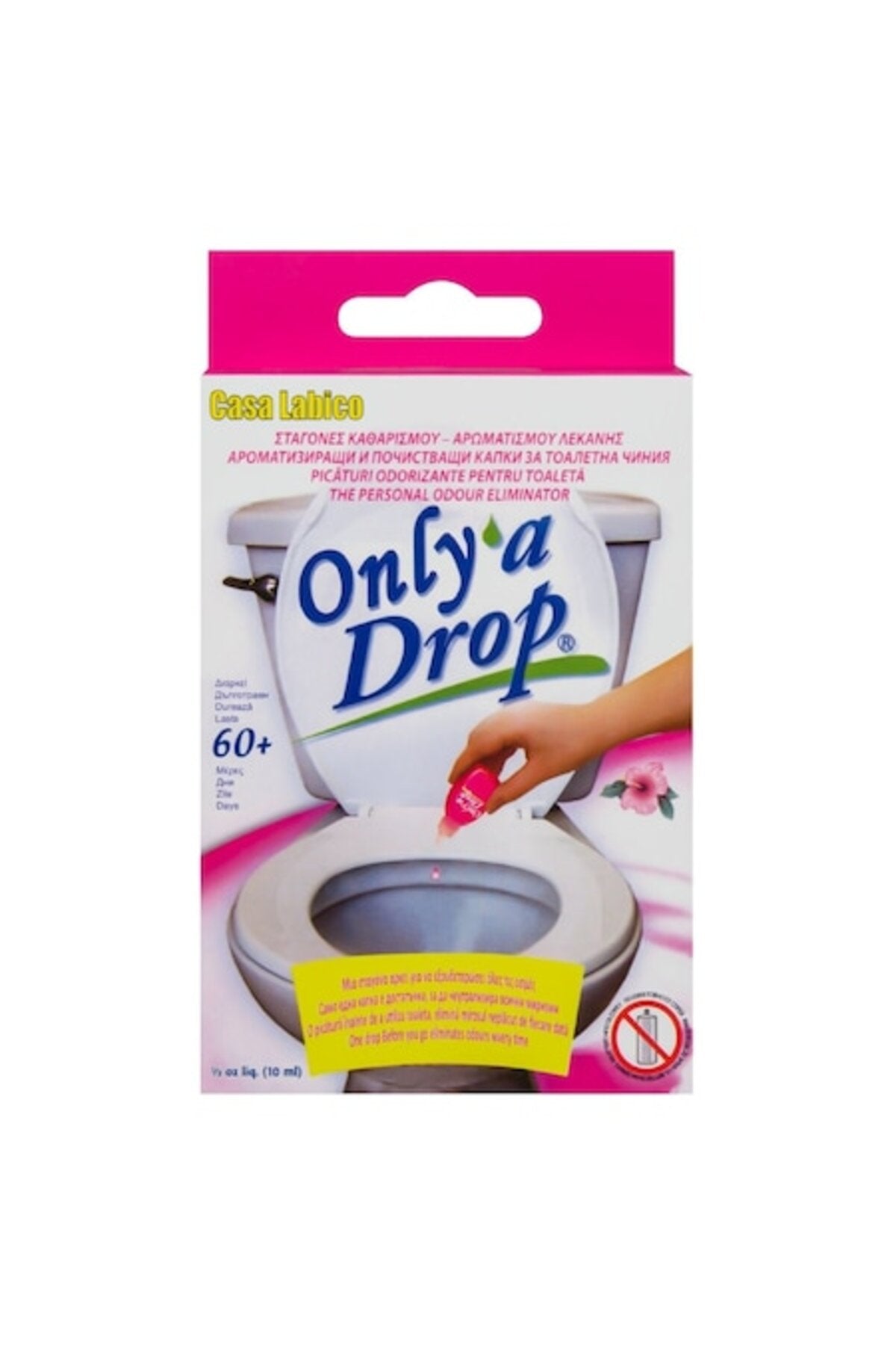 Odorizant pentru toaletă, doar o picătură, capacitate 10 ml