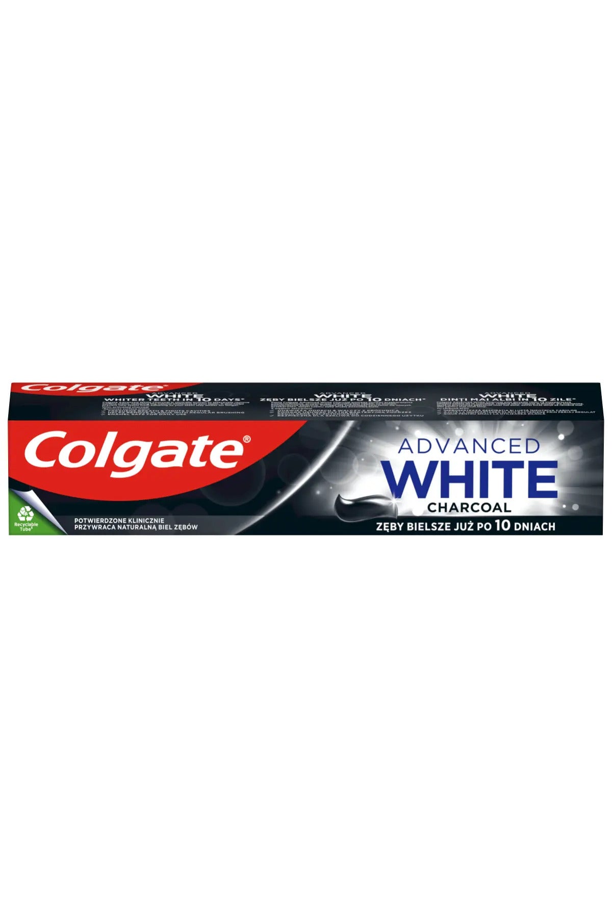 Pastă de dinți Colgate Advanced White Charcoal pentru albire, 100 ml
