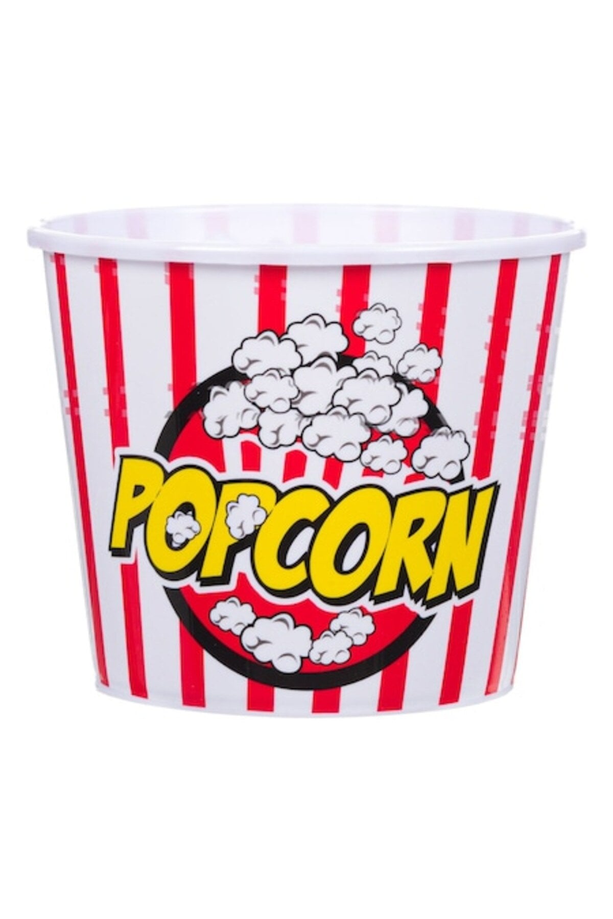 Găleată de popcorn din plastic, capacitate 1,2 l, multicoloră