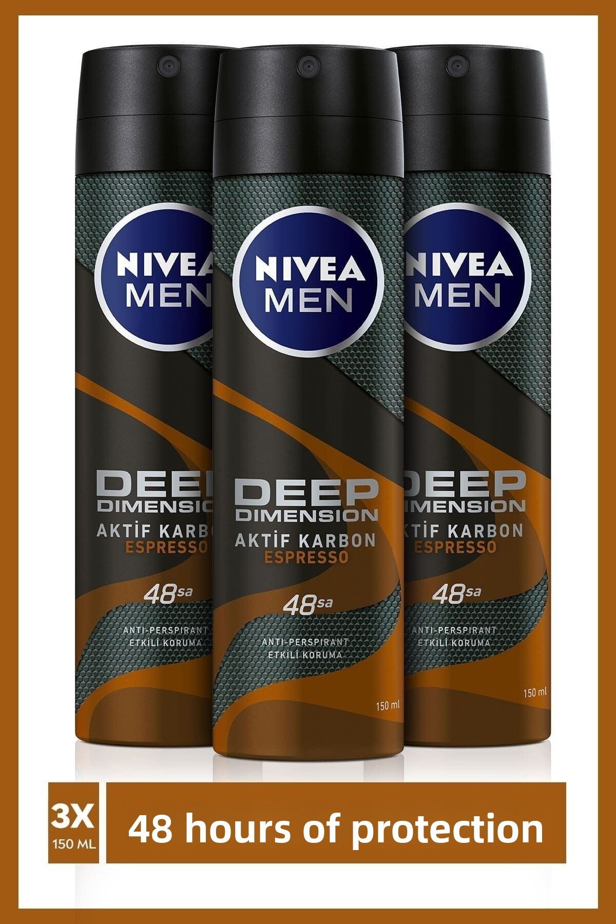 Deodorant pentru bărbați Deep Dimension Espresso 150 ml
