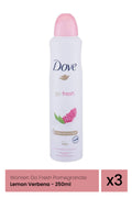 DOVE DEO 250ML WOMEN POMEGRANATE & LEMON VERBENA x 3 bucăți
