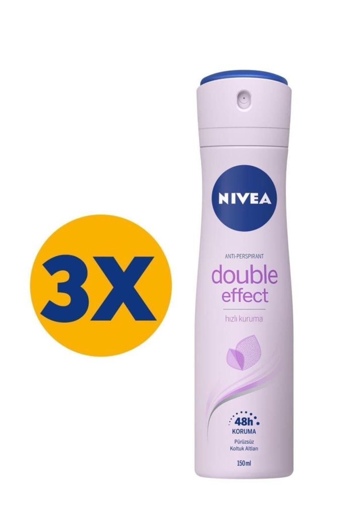 Double Effect Purple Dreams Spray Deodorant Femei 150ml Set 3