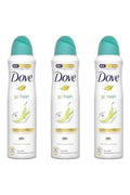 Set 3 spray-uri antiperspirant cu pere și aloe vera 150ml