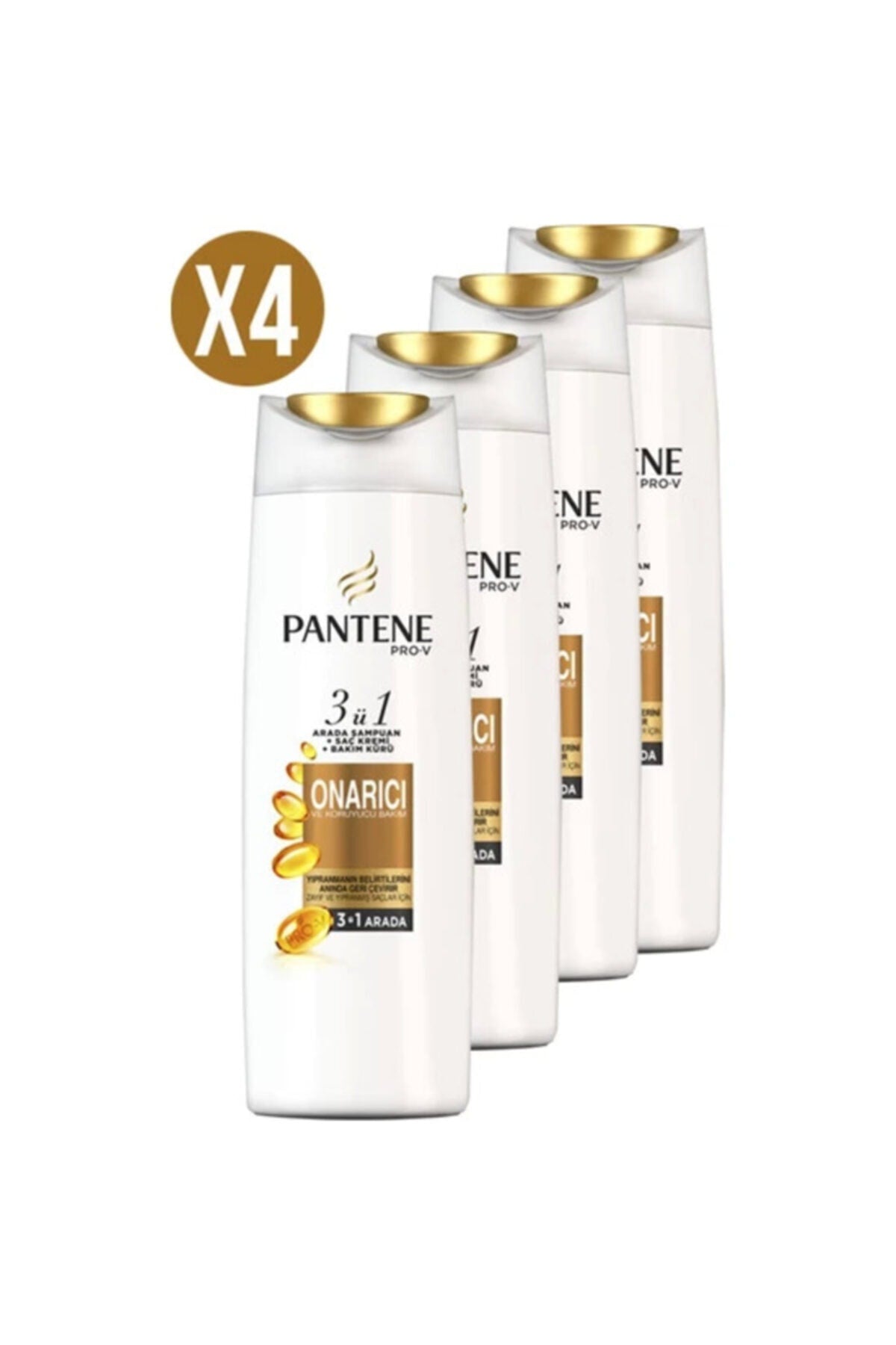 Șampon Pantene 200ml 3 în 1 îngrijire reparatoare și protectoare
