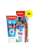 SET 4 BUCATI Pasta dinti copii 50ml Big Smiles 6-9 ani